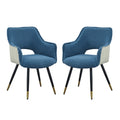 Fauteuil d'appoint moderne bleu