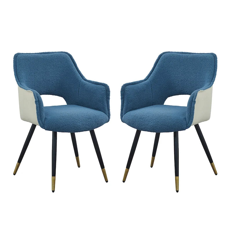 Fauteuil d'appoint moderne bleu