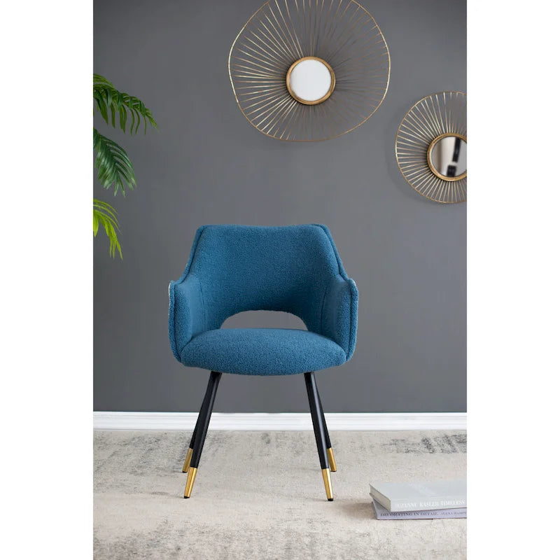 Fauteuil d'appoint moderne bleu