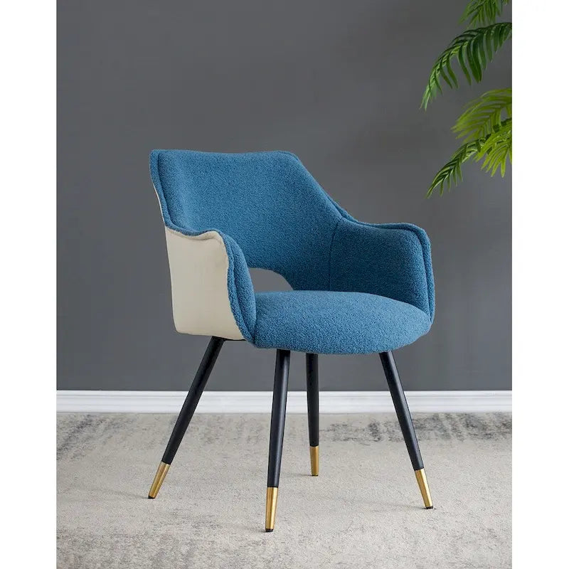 Fauteuil d'appoint moderne bleu
