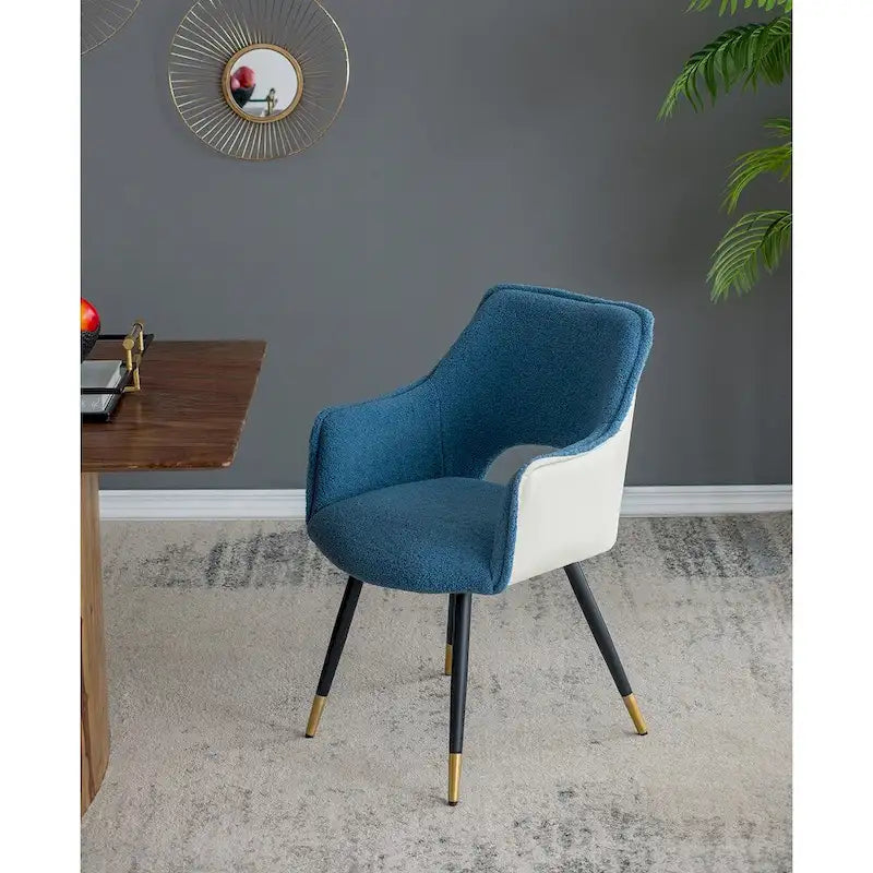 Fauteuil d'appoint moderne bleu