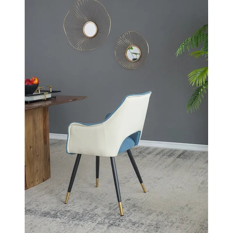 Fauteuil d'appoint moderne bleu