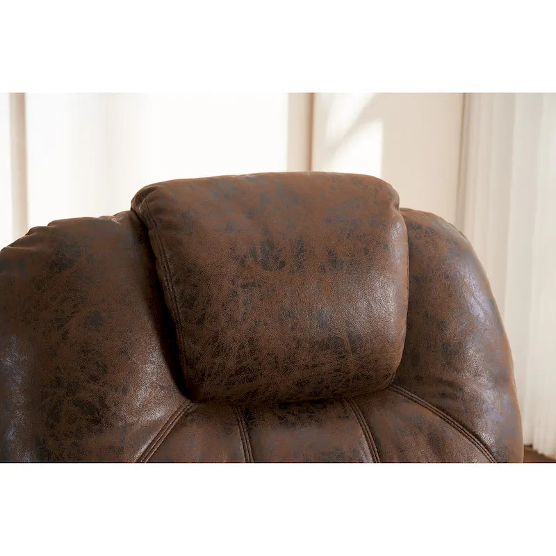Fauteuil inclinable releveur électrique avec massage et chauffage pour personnes âgées