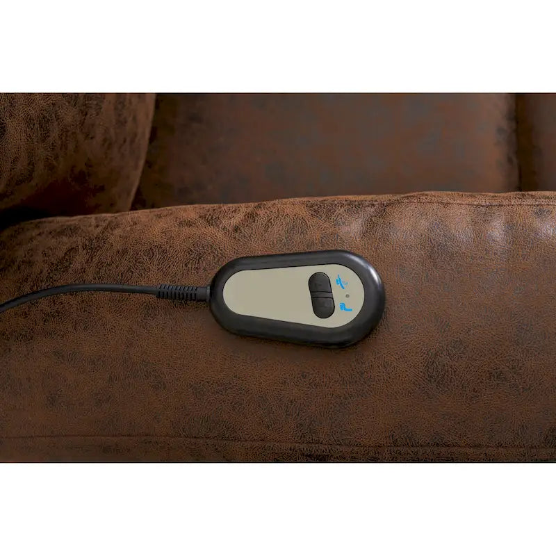 Fauteuil inclinable releveur électrique avec massage et chauffage pour personnes âgées