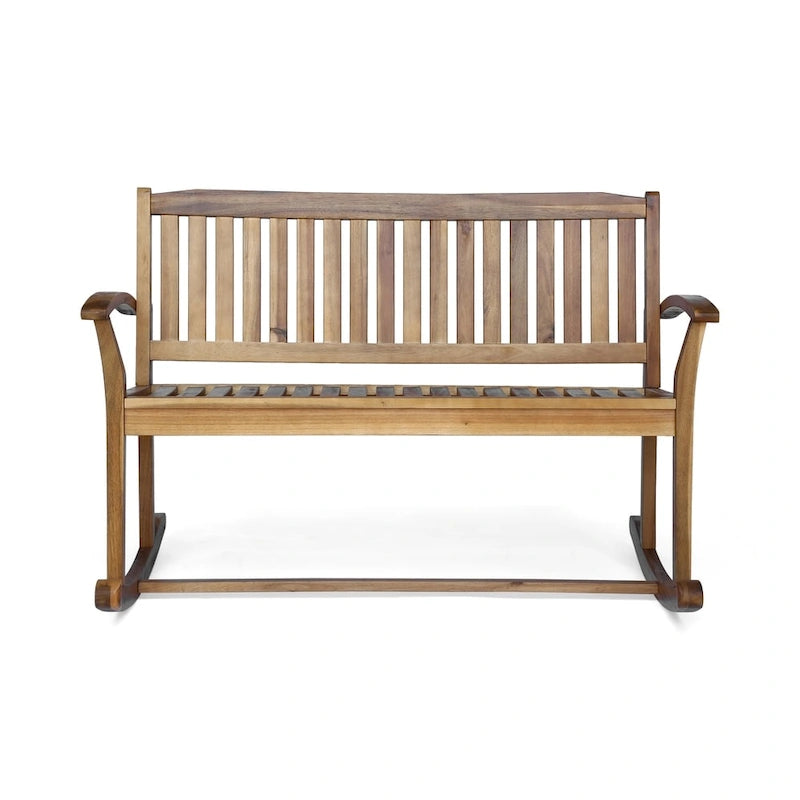 Balançoire de jardin en bois d'acacia