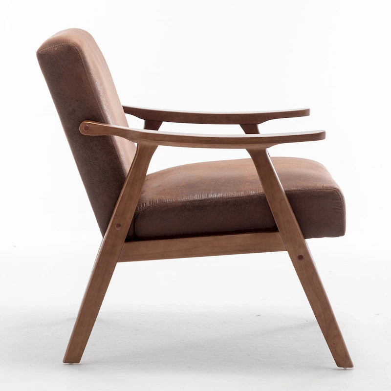 Fauteuil d'appoint large en microfibre 26,37 po