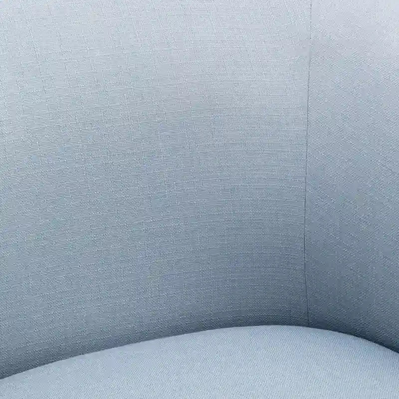 Fauteuil pivotant d'appoint en tissu à jupe