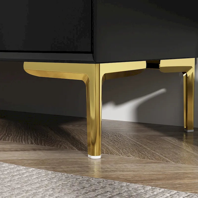 Commode Commode moderne pour chambre à coucher, Buffet double 6 tiroirs