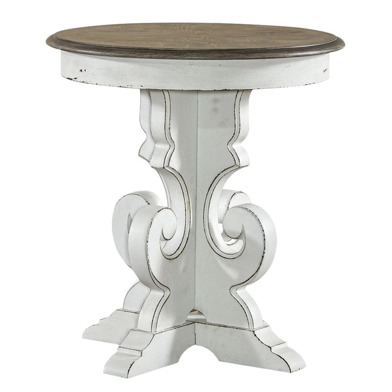 Table d'appoint ronde - 2 options de finition