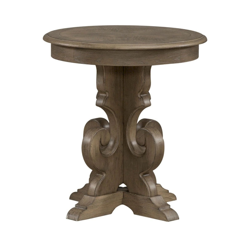 Table d'appoint ronde - 2 options de finition