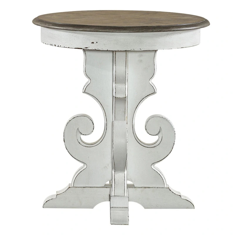 Table d'appoint ronde - 2 options de finition