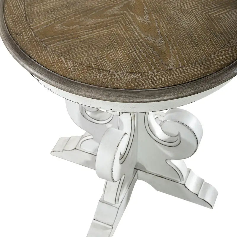 Table d'appoint ronde - 2 options de finition