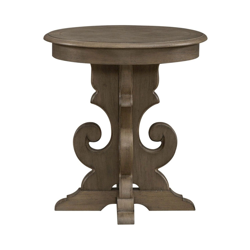 Table d'appoint ronde - 2 options de finition