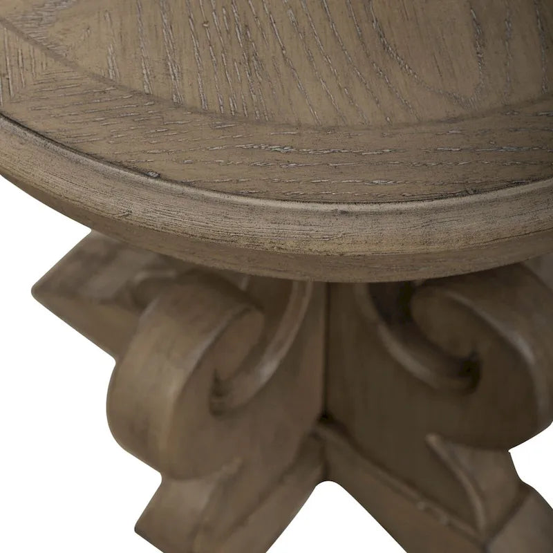 Table d'appoint ronde - 2 options de finition
