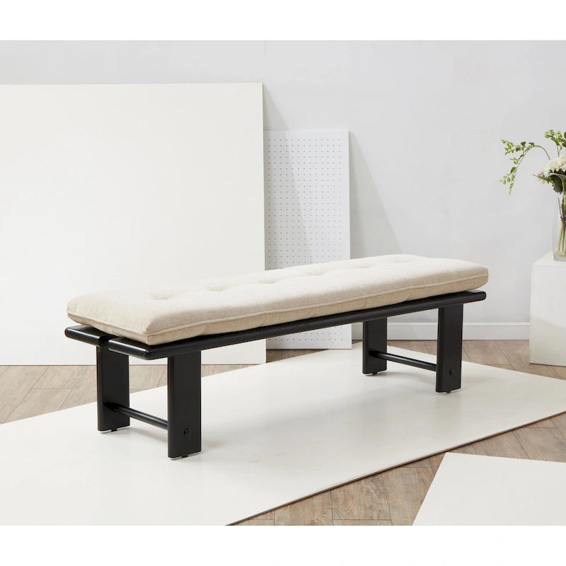 Banc capitonné moderne