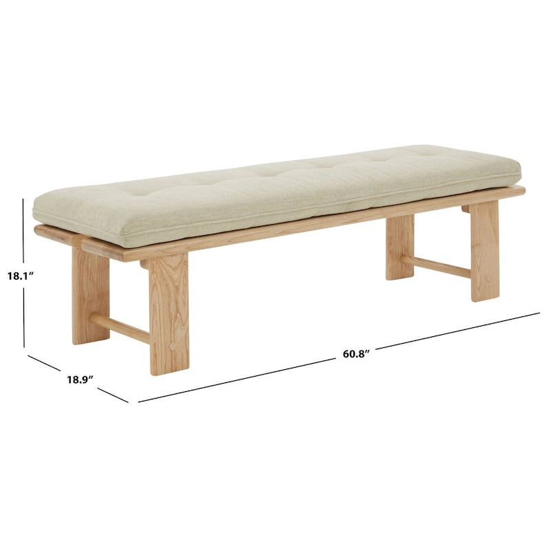 Banc capitonné moderne