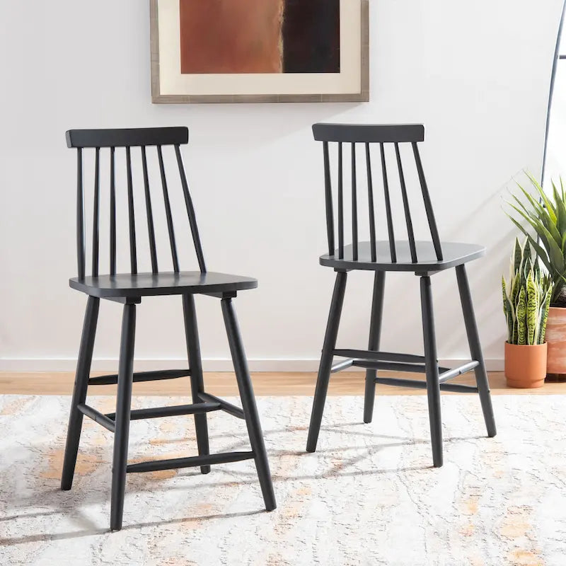 Tabouret de comptoir de ferme Spindle