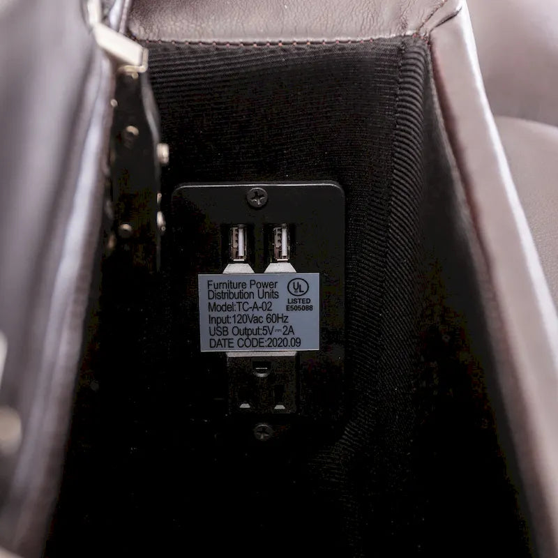 Fauteuil inclinable électrique en cuir pour cinéma maison, doux