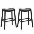 Tabourets de bar à selle Hauteur de bar Chaises de cuisine avec caoutchouc