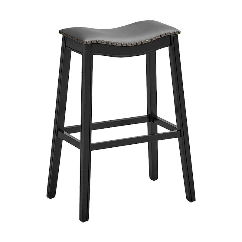 Tabourets de bar à selle Hauteur de bar Chaises de cuisine avec caoutchouc