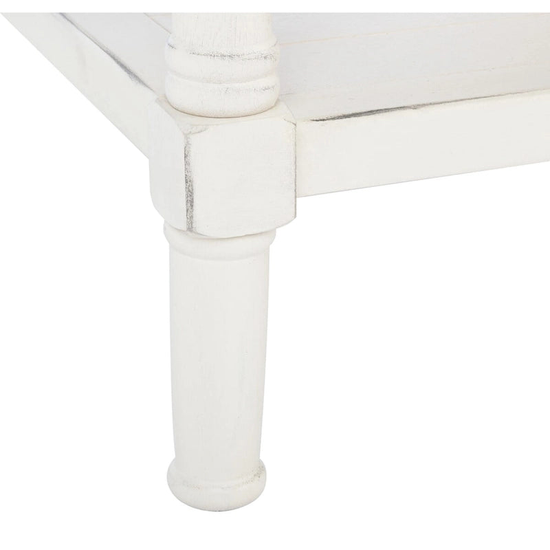 Table basse avec étagère inférieure et 2 tiroirs
