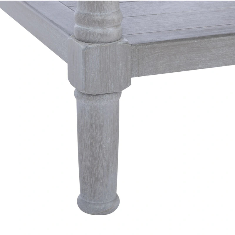 Table basse avec étagère inférieure et 2 tiroirs