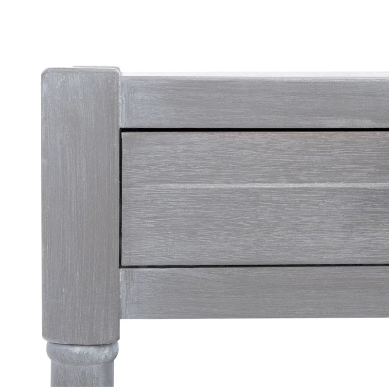 Table basse avec étagère inférieure et 2 tiroirs