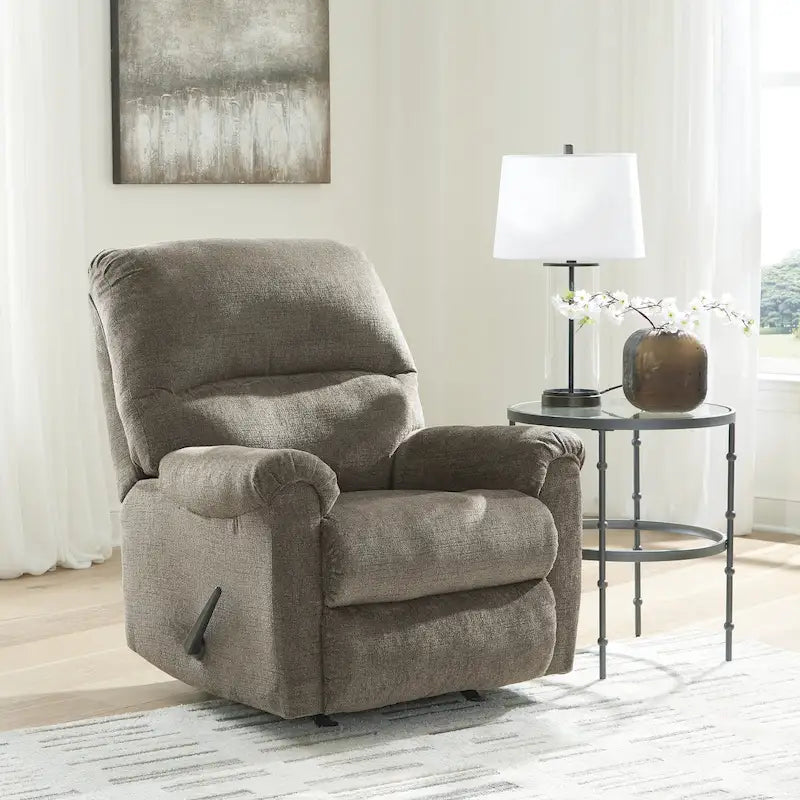 Fauteuil inclinable Cadre assemblé par tenons et mortaises inclinaison par levier unique
