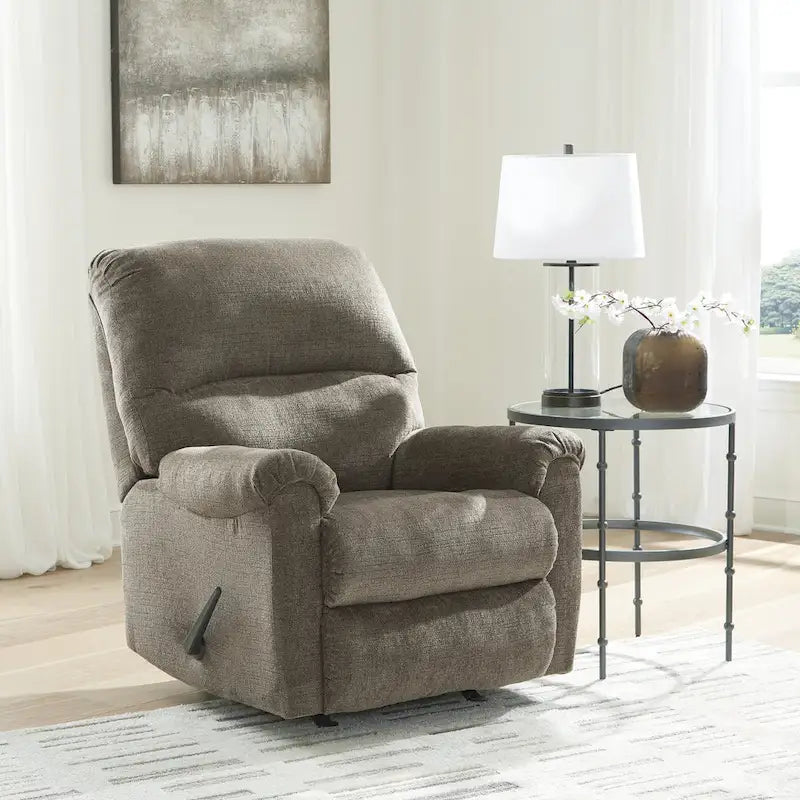 Fauteuil inclinable Cadre assemblé par tenons et mortaises inclinaison par levier unique