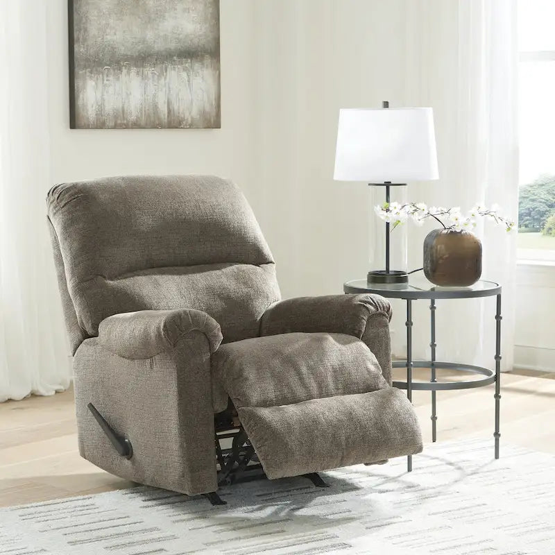 Fauteuil inclinable Cadre assemblé par tenons et mortaises inclinaison par levier unique