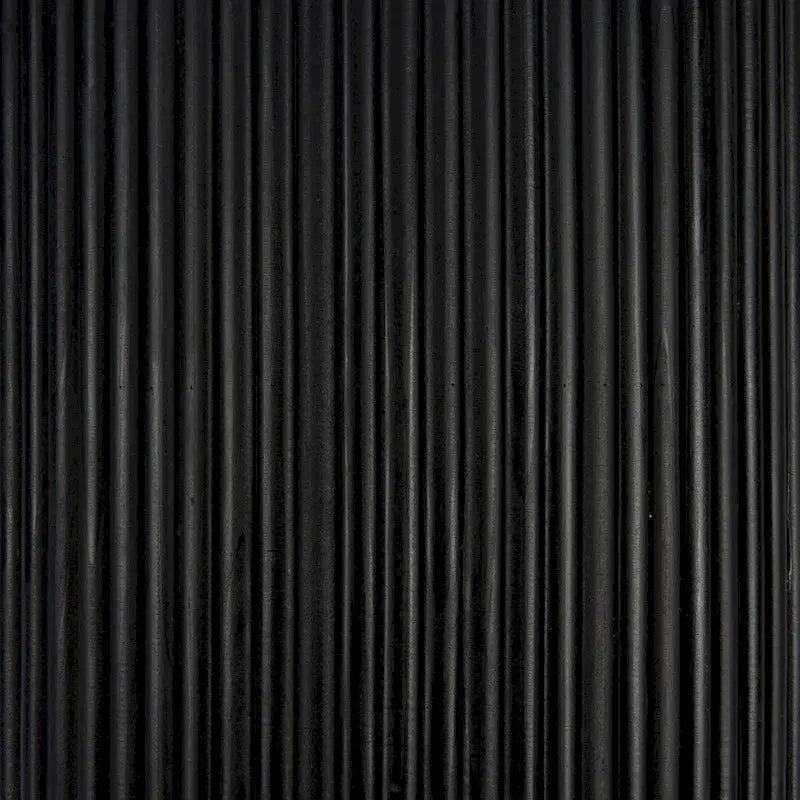 Pouf de rangement noir et blanc