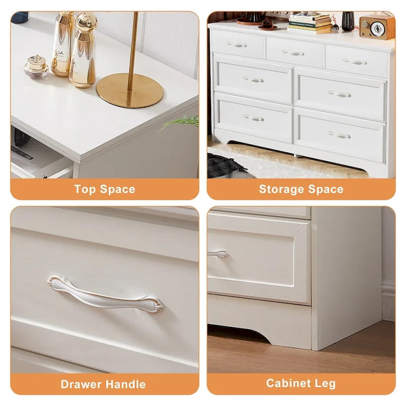 Commode moderne à 7 tiroirs